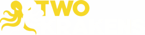 Two Krakens Logo White