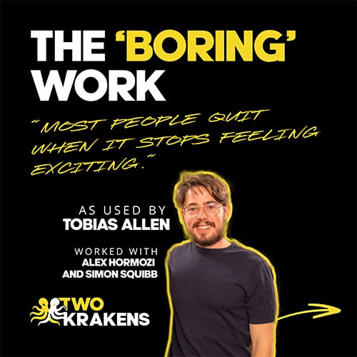 The Boring Work Blueprint - By Tobias Allen